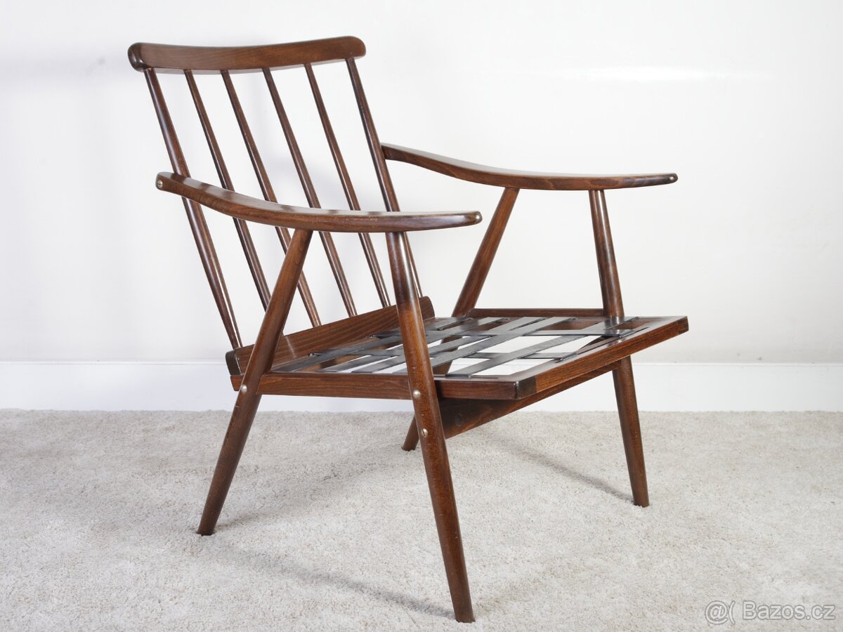 Retro Křeslo TON Šmídek - 11