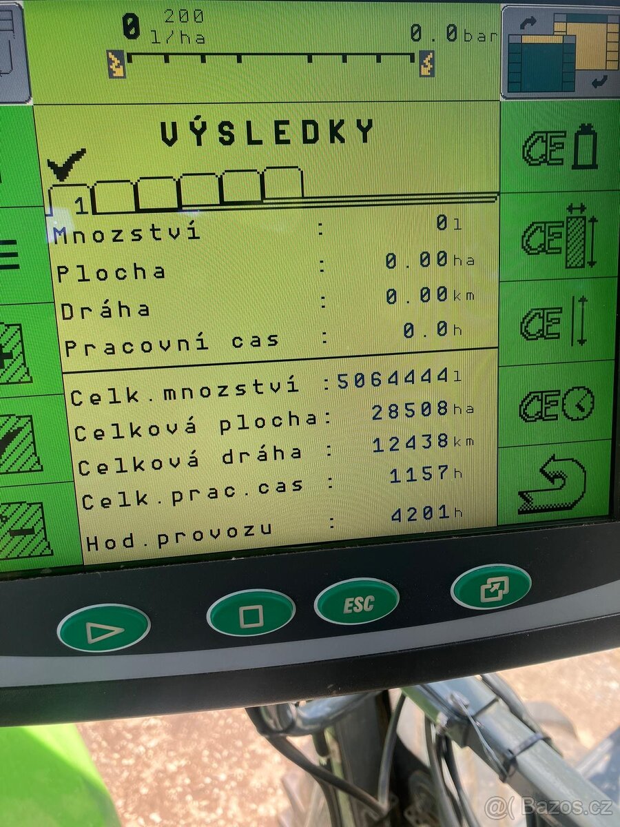 Samojízdný postřikovač TECNOMA LASER - 11