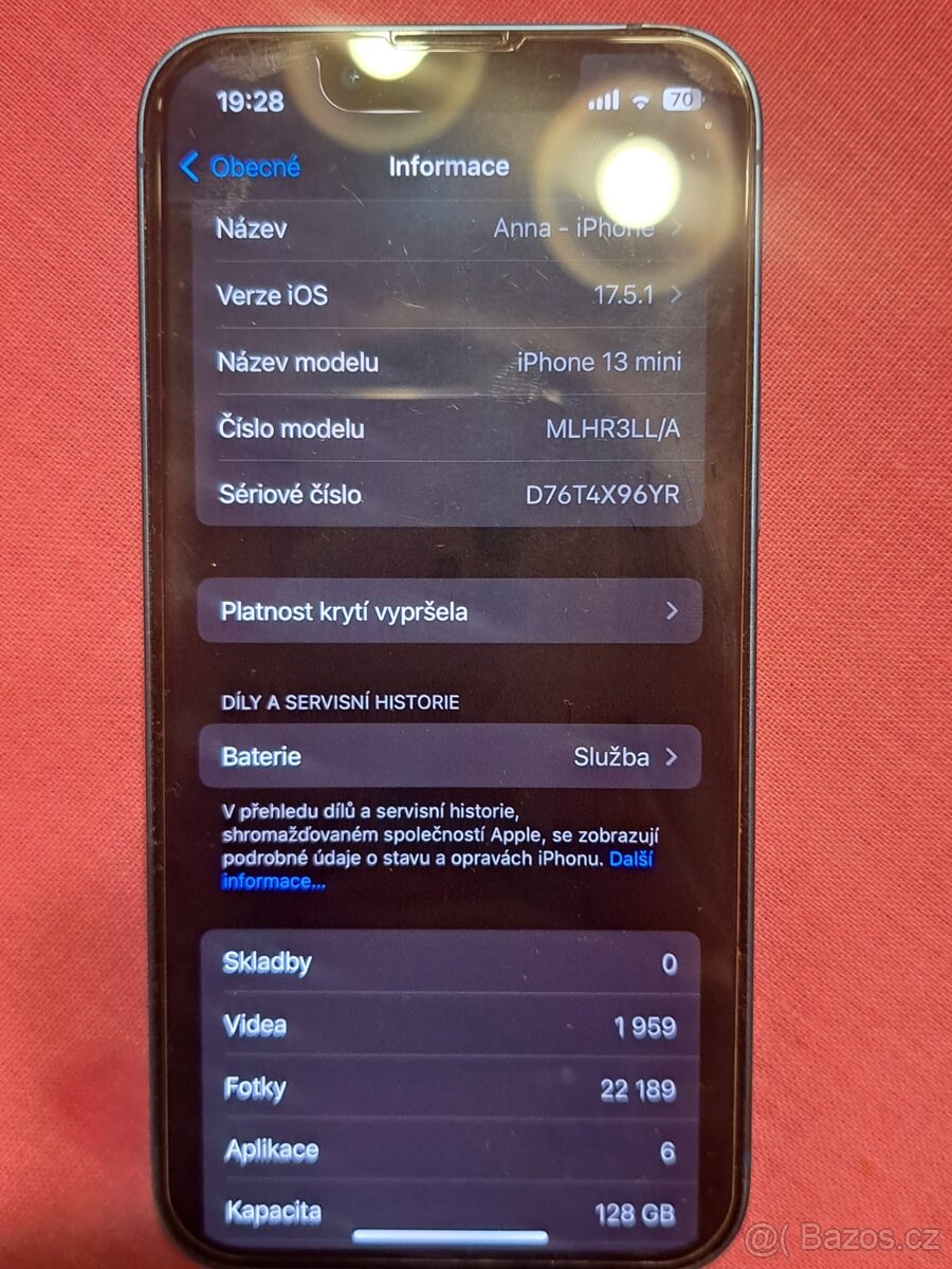 iPhone 13mini 128 GB modrý - 11