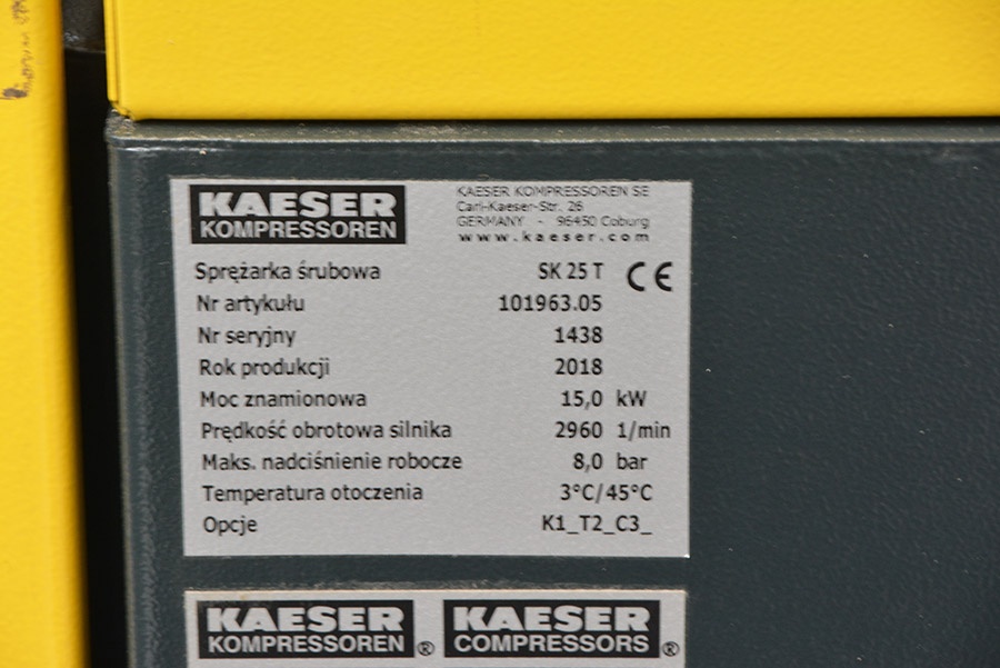 6457 - ŠROUBOVÝ KOMPRESOR KAESER SK25 - 11