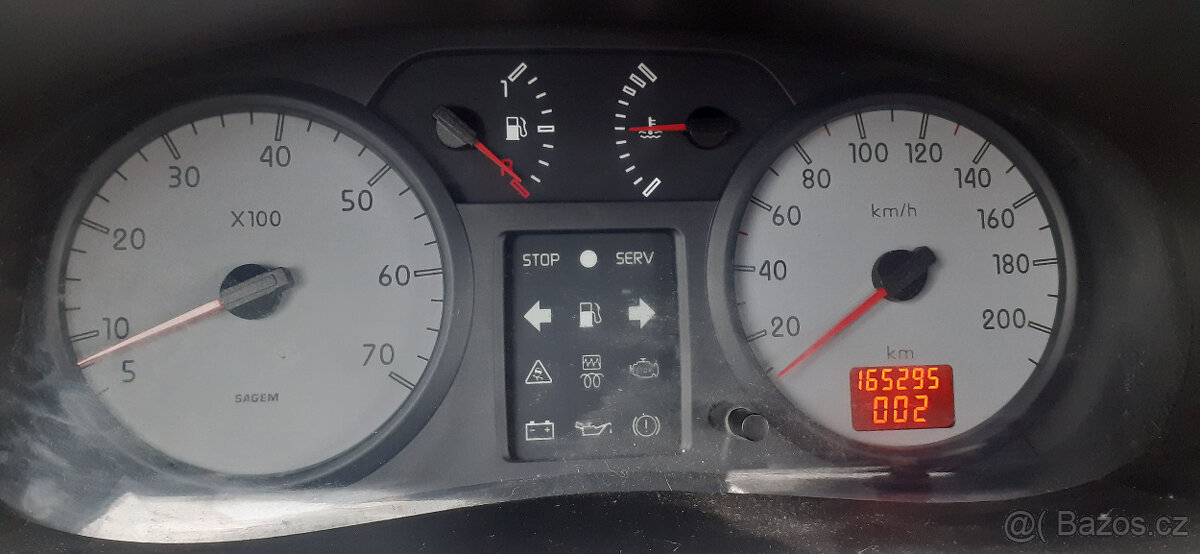 Renault Kangoo 1.2 16V, najeto 165 tisíc, 5 místné, rok 2004 - 11