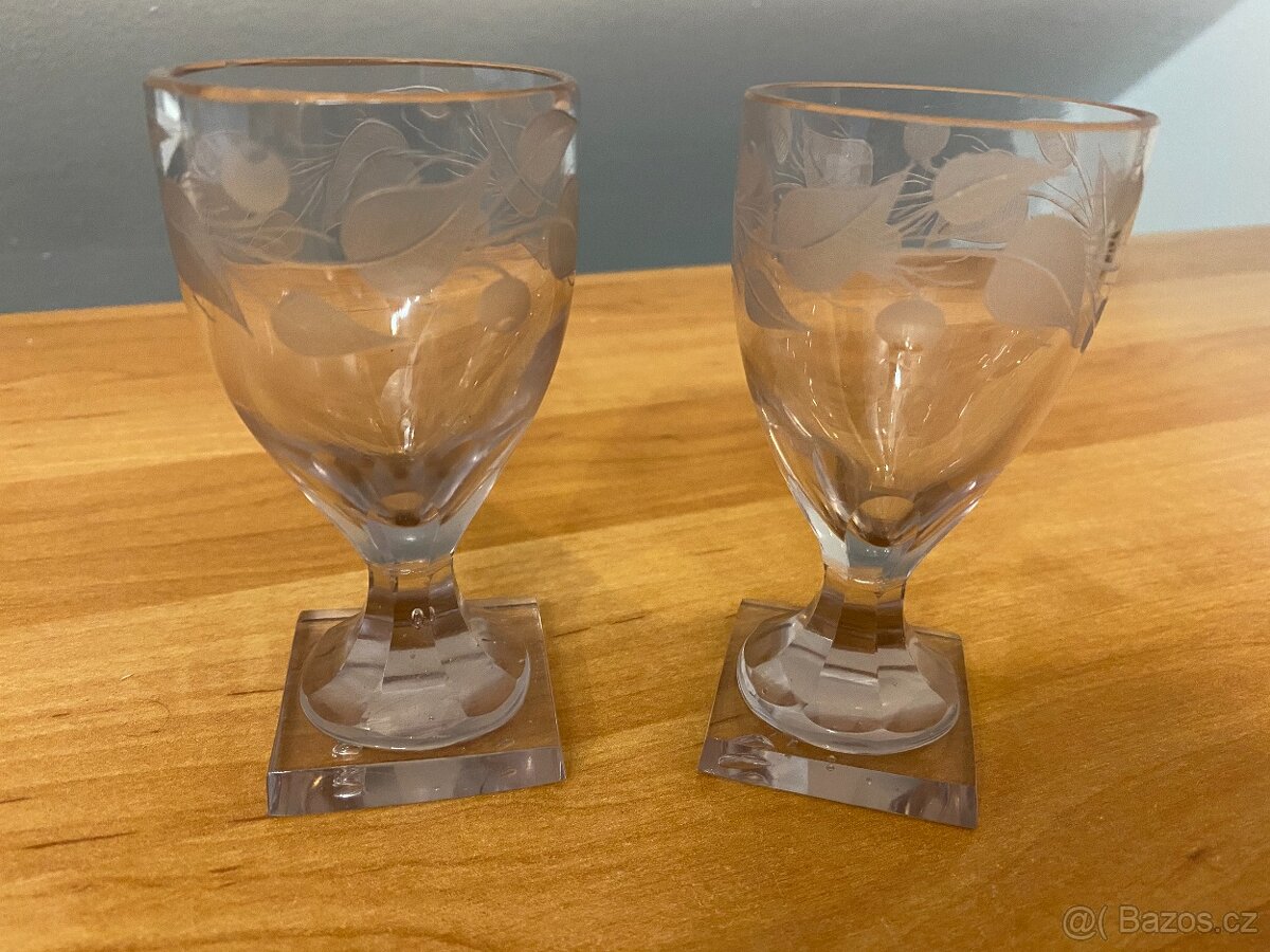 Sběratel nabízí staré empírové sklo - 11