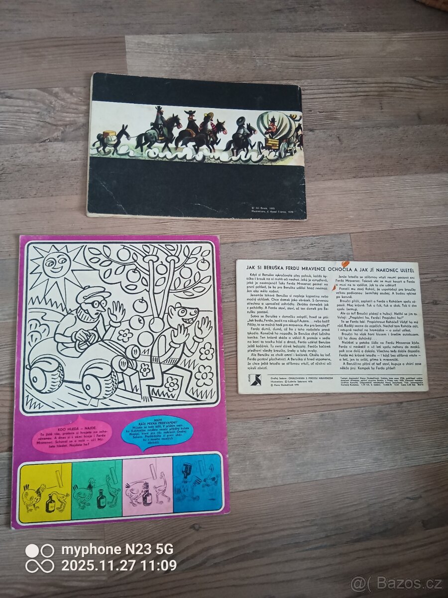 Retro dětské knihy leporela casopisy - 11
