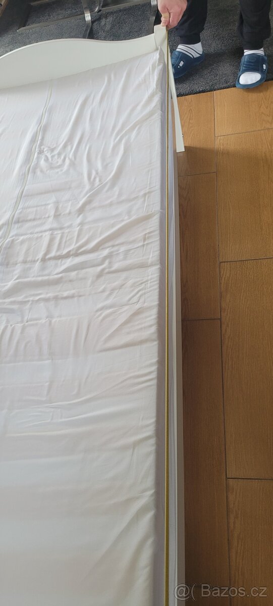 Dětská bila postel s hvězdičkama s šuplíkem - 11