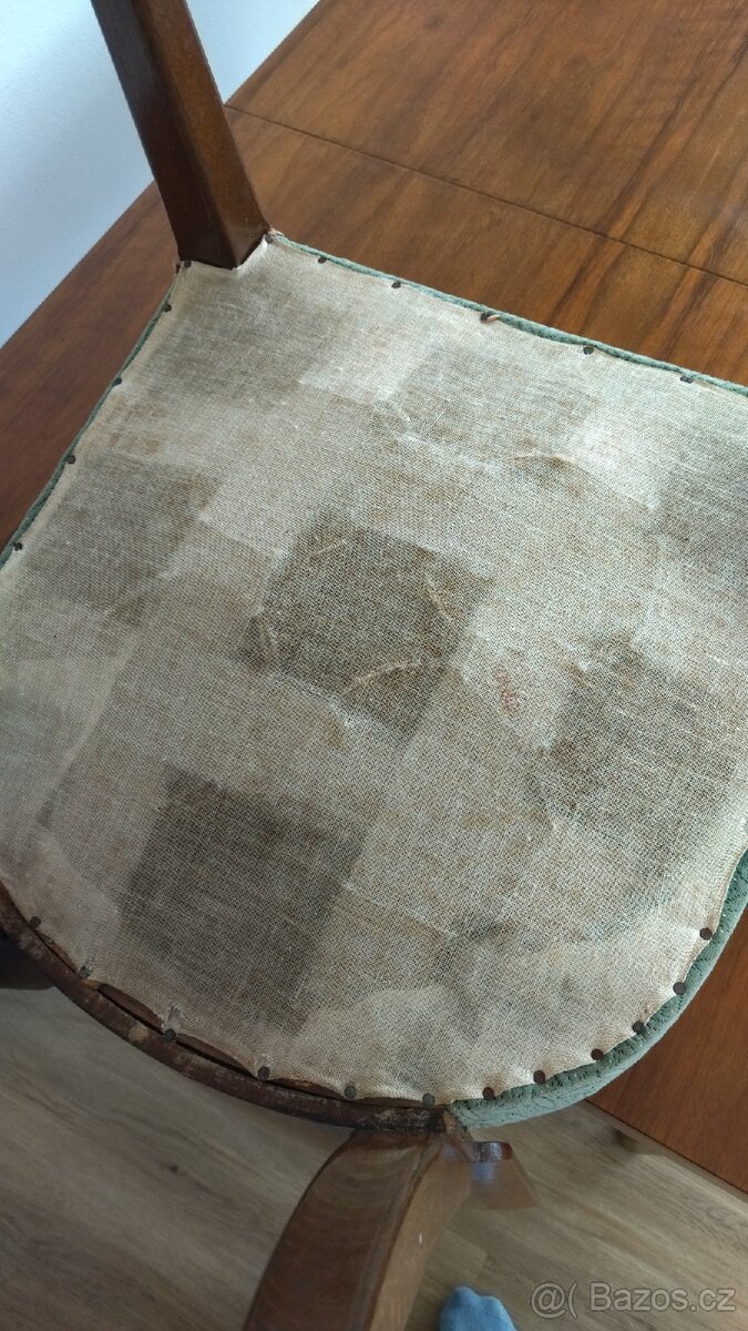 Jídelní souprava Halabala + stolek pavouk - 11