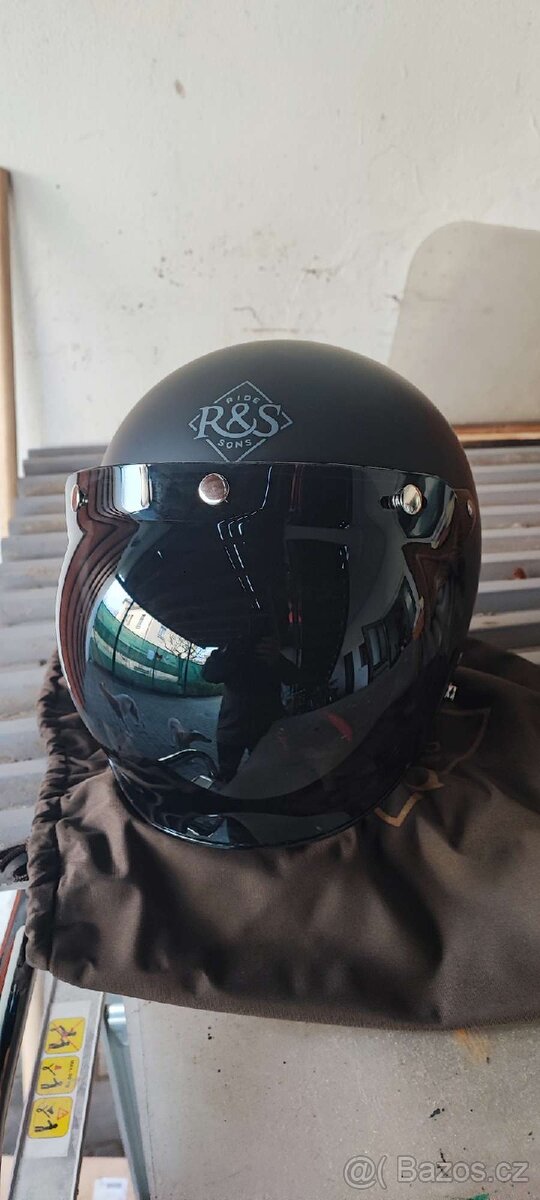 Nová retro přilba velikost M - 11