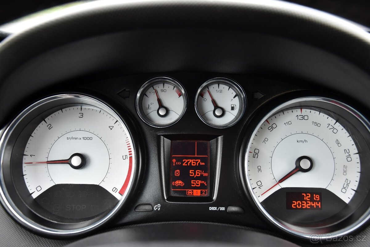 Peugeot 308 CC 2.0 HDi 6st manuál, D.KLIMA, TEMPOMAT, ALU 17 - 11