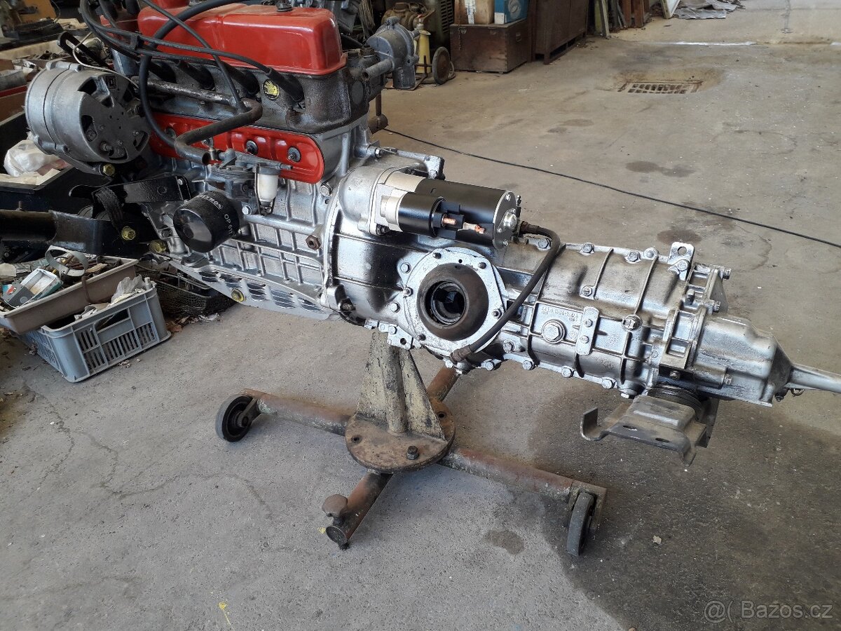 Zástavba starteru s planetovým převodem do agregátu Š120 - 11