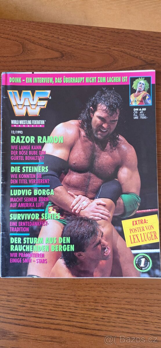 Sbírka německých WWF (WWE) wrestlingových časopisů z - 11