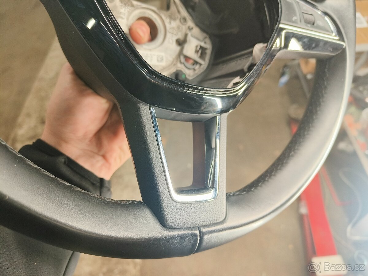 Kožený volant Škoda 3 ramenný do 2019- Octavia Superb Yeti - 11