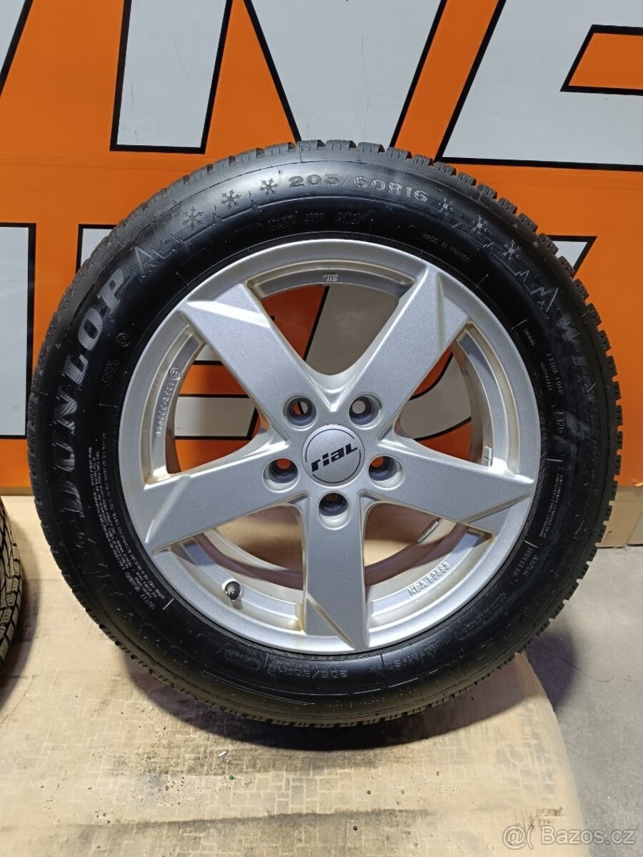 Alu kola Rial 6,5x16'' ET33 + zimní pneu 205/60R16 - 11