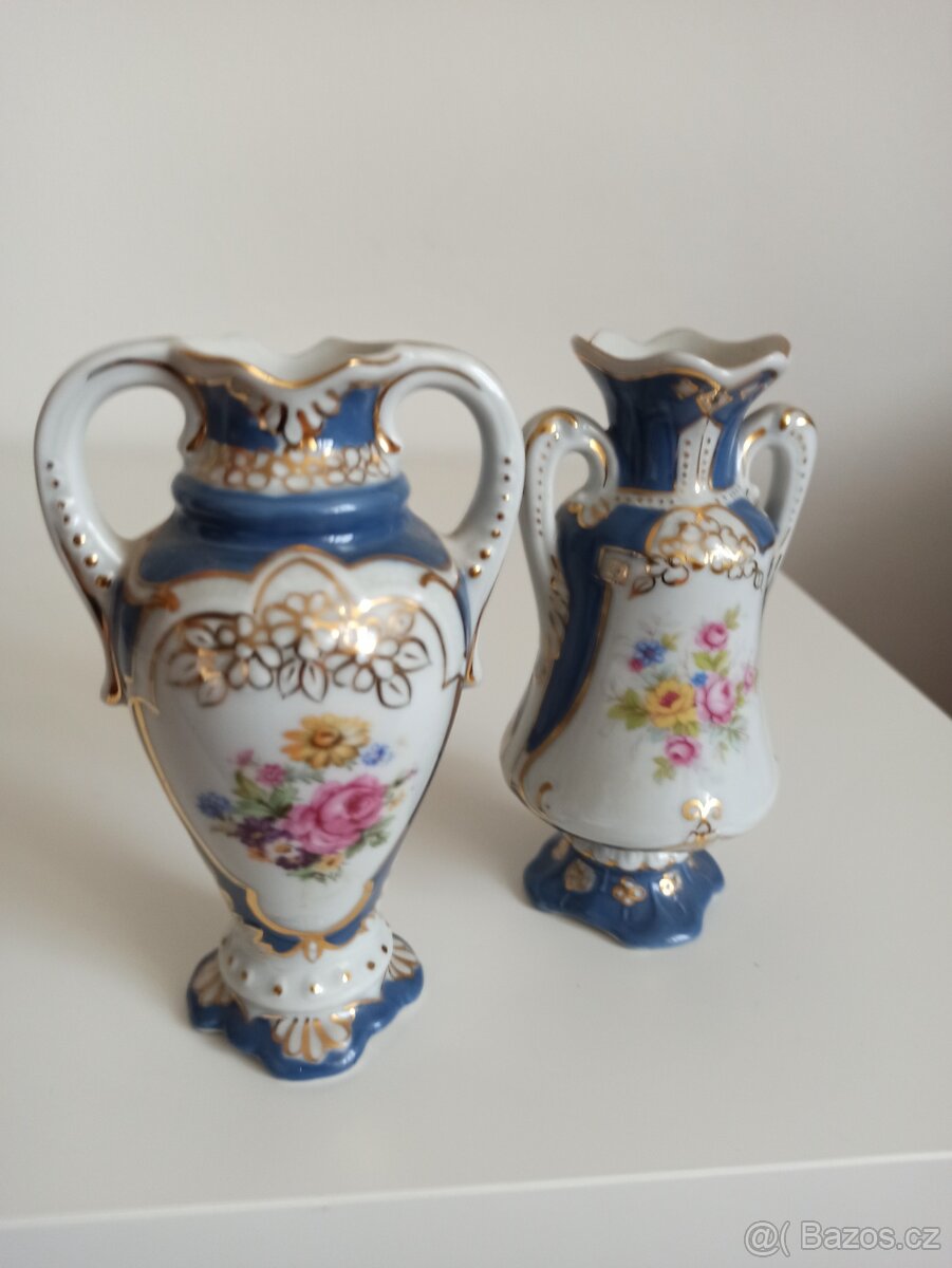 Vintage amfory/svícny Royal Dux Bohemia - 11