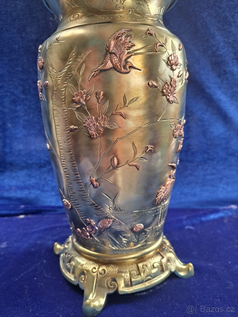 Petrolejová lampa z mosazi - 11