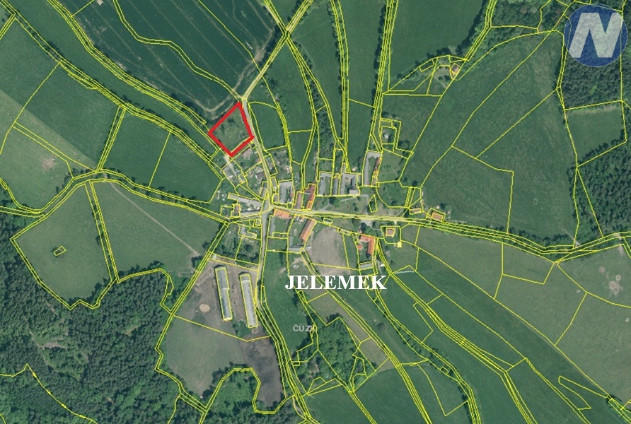 Prodej stavebního pozemku 1154 m², Jelemek u Prachatic - 11