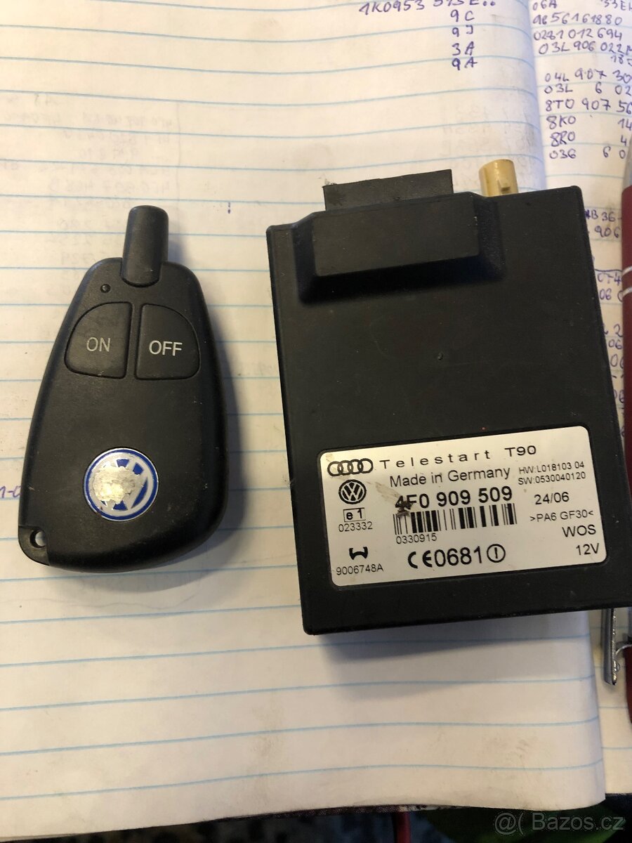 dalkovy ovladac pridavne kurenie webasto telestart - 11