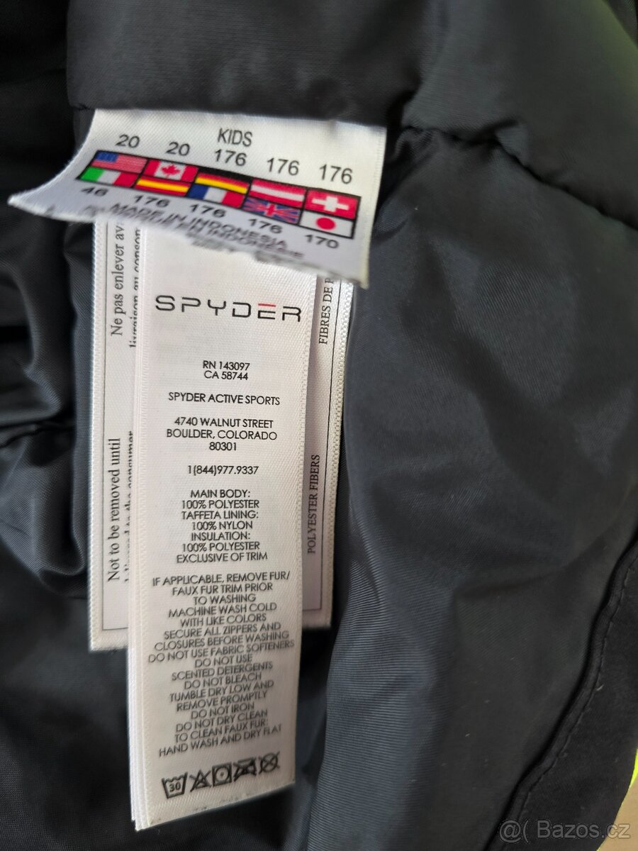 Lyžařský komplet, souprava, set Spyder vel.20 - 11