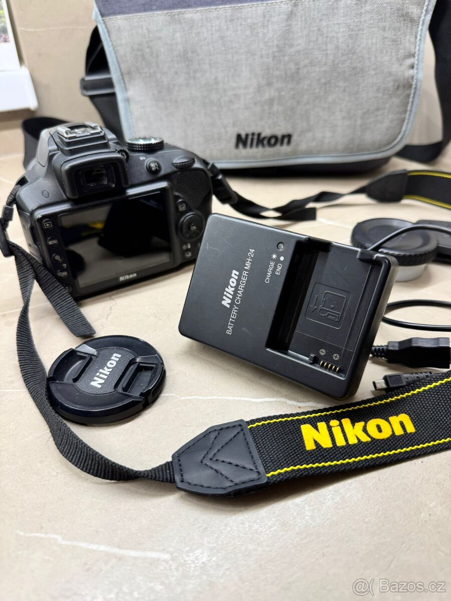 Nikon D3300 + objektiv 18–55 mm + příslušenství - 11