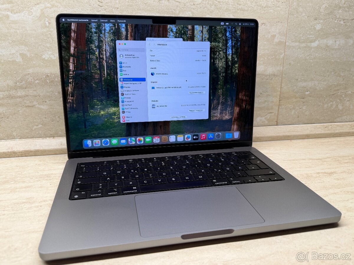 MacBook Pro 14" / M1 Pro / 16GB / 512GB / vesmírne šedý - 11
