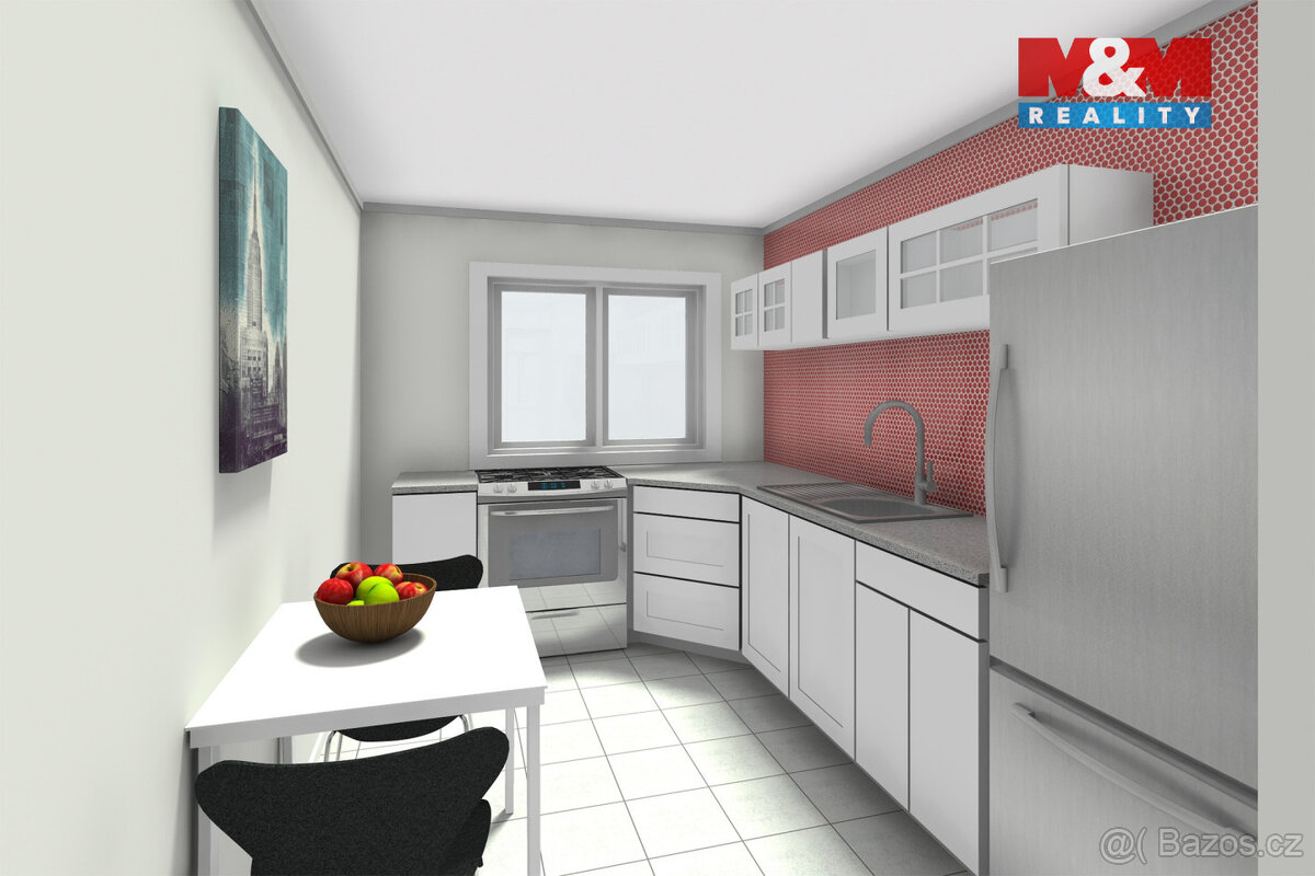 Prodej bytu 3+1, 75 m², Habartov, ul. 1. máje - 11