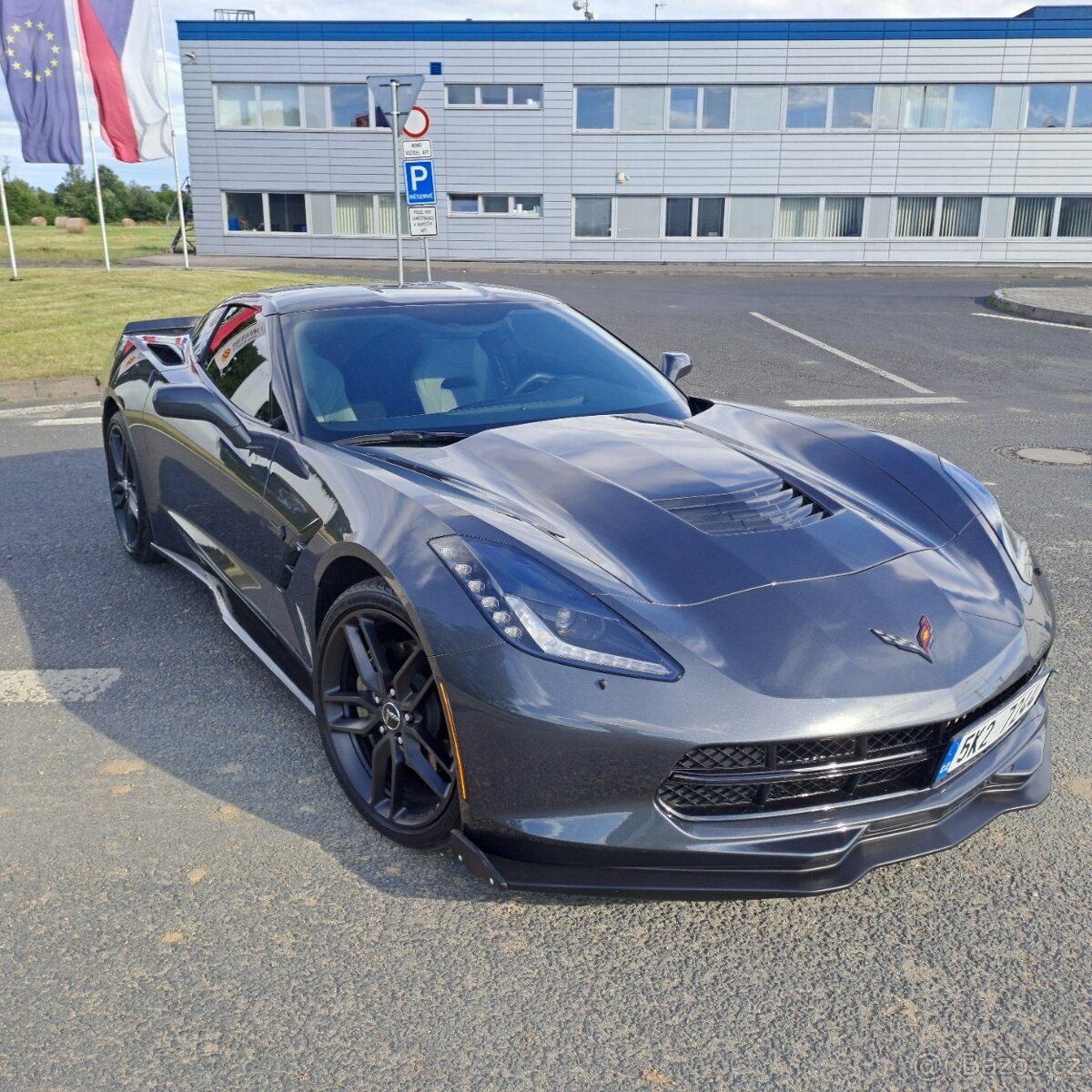 Chevrolet Corvette C7 6.2 V8 Targa strecha Top stav - 11