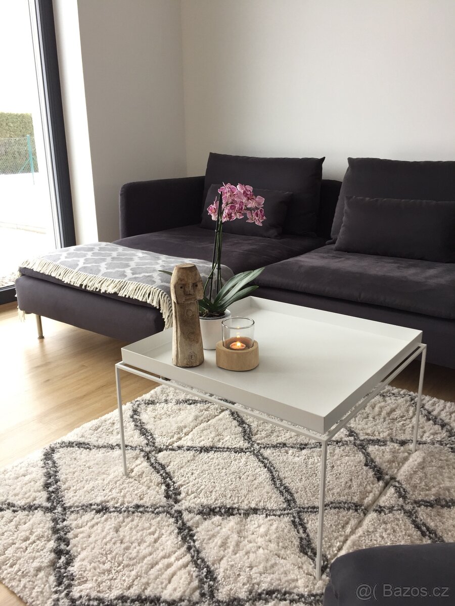 Koberec, 135×190 cm, krémová - 11