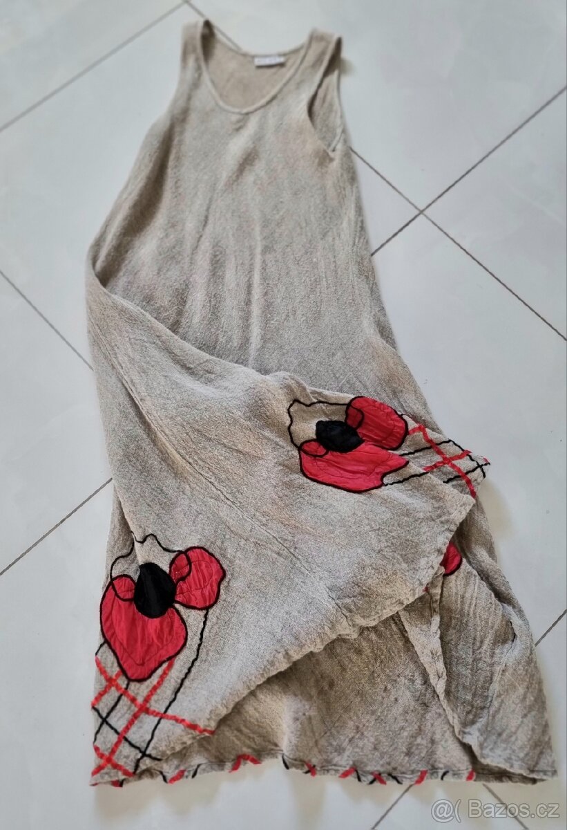 Šaty letní lněné - 11