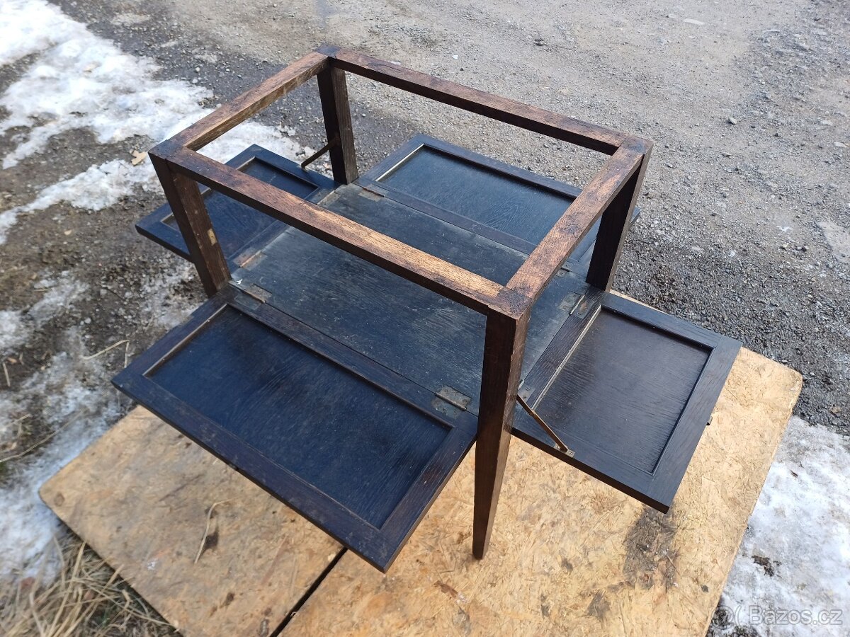 Starožitný servírovací stolek - 11