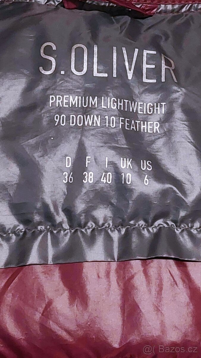 LEHOUNKÁ PÉŘOVÁ VESTA + ŠÁTEK - OBOJÍ OD S´OLIVER-vel.38 - 11