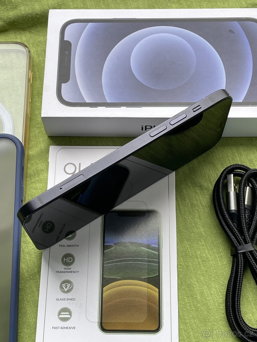 🍏 Apple Iphone 12 Black 64GB 🍎 98% baterie 🔋 - 11