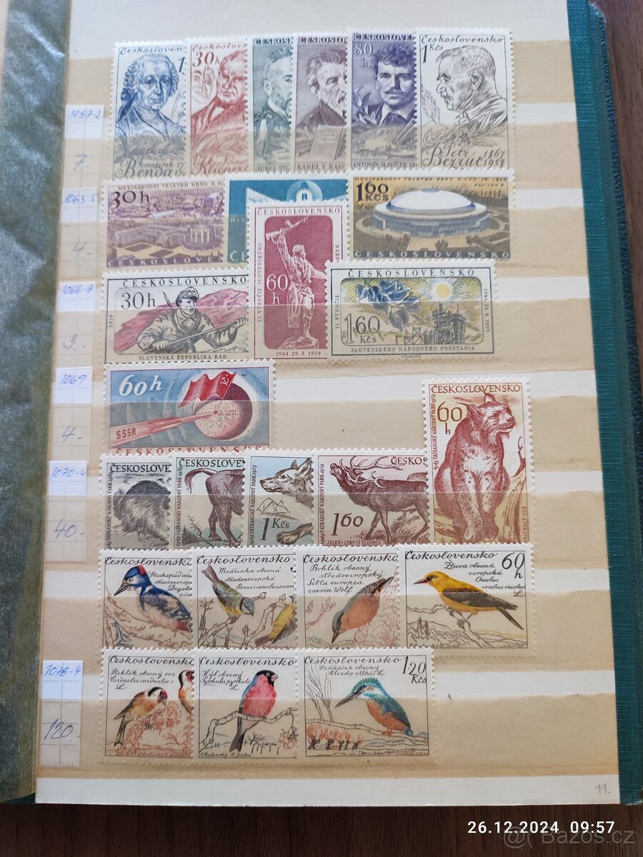 Filatelie 70- Československo - 11