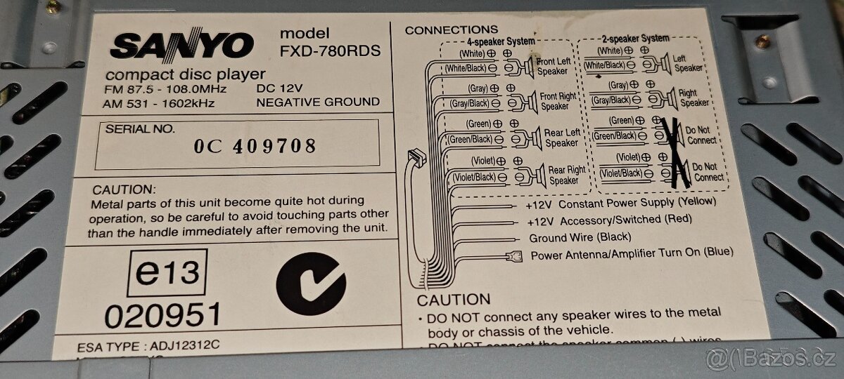 Autorádia Sony/ JVC/ Panasonic/Sanyo - 11