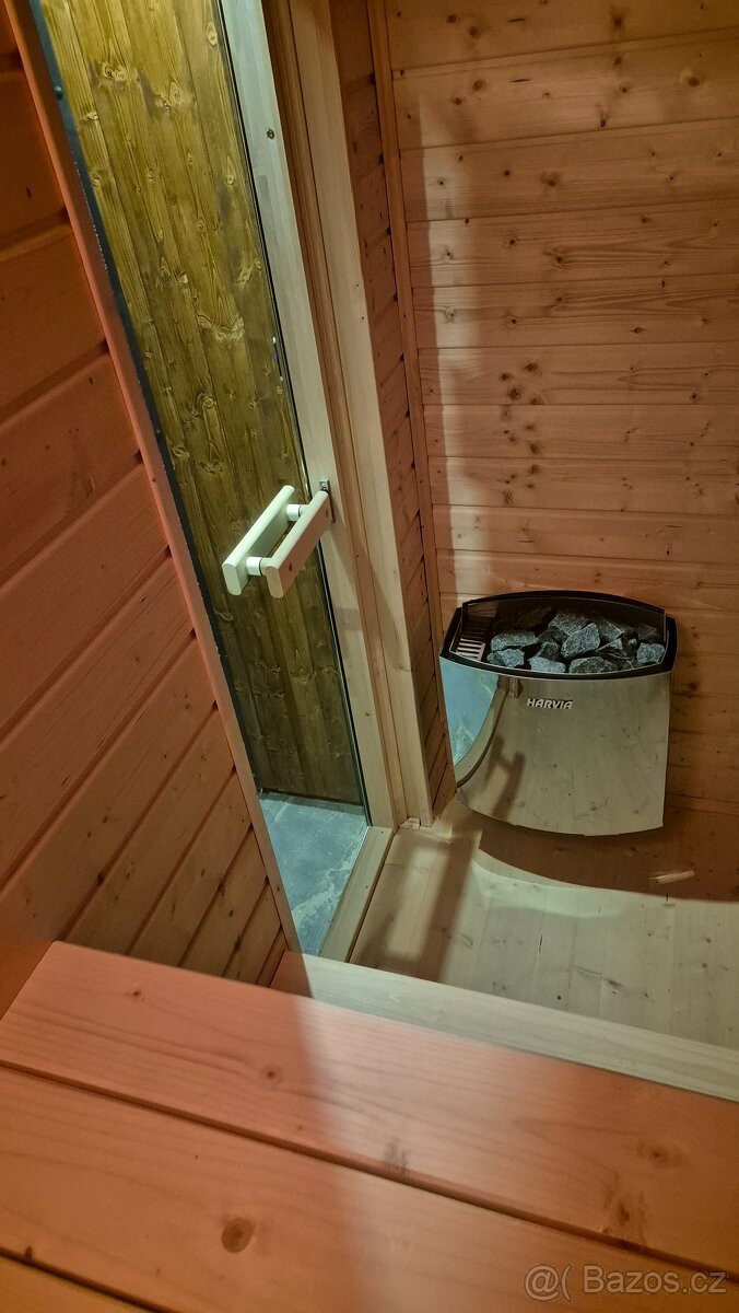 Sauna 200x280cm s předsíní pro 6-8 osob - 11