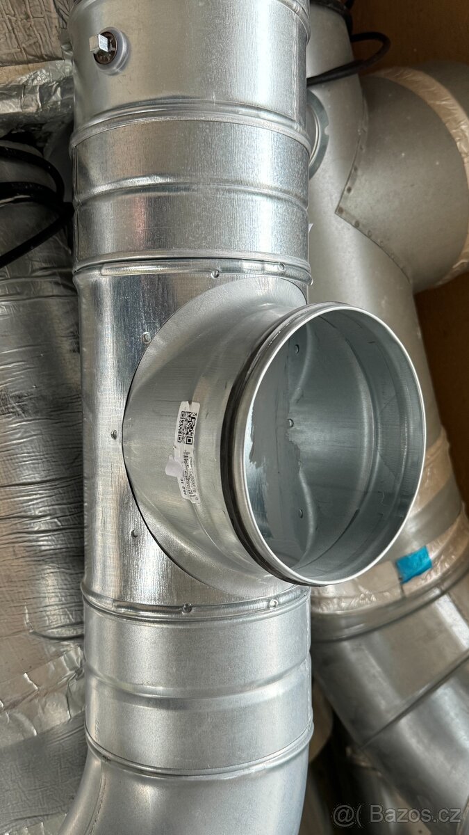 Prvky vzduchotechniky - ventilátor, topení, spiro, klapky - 11