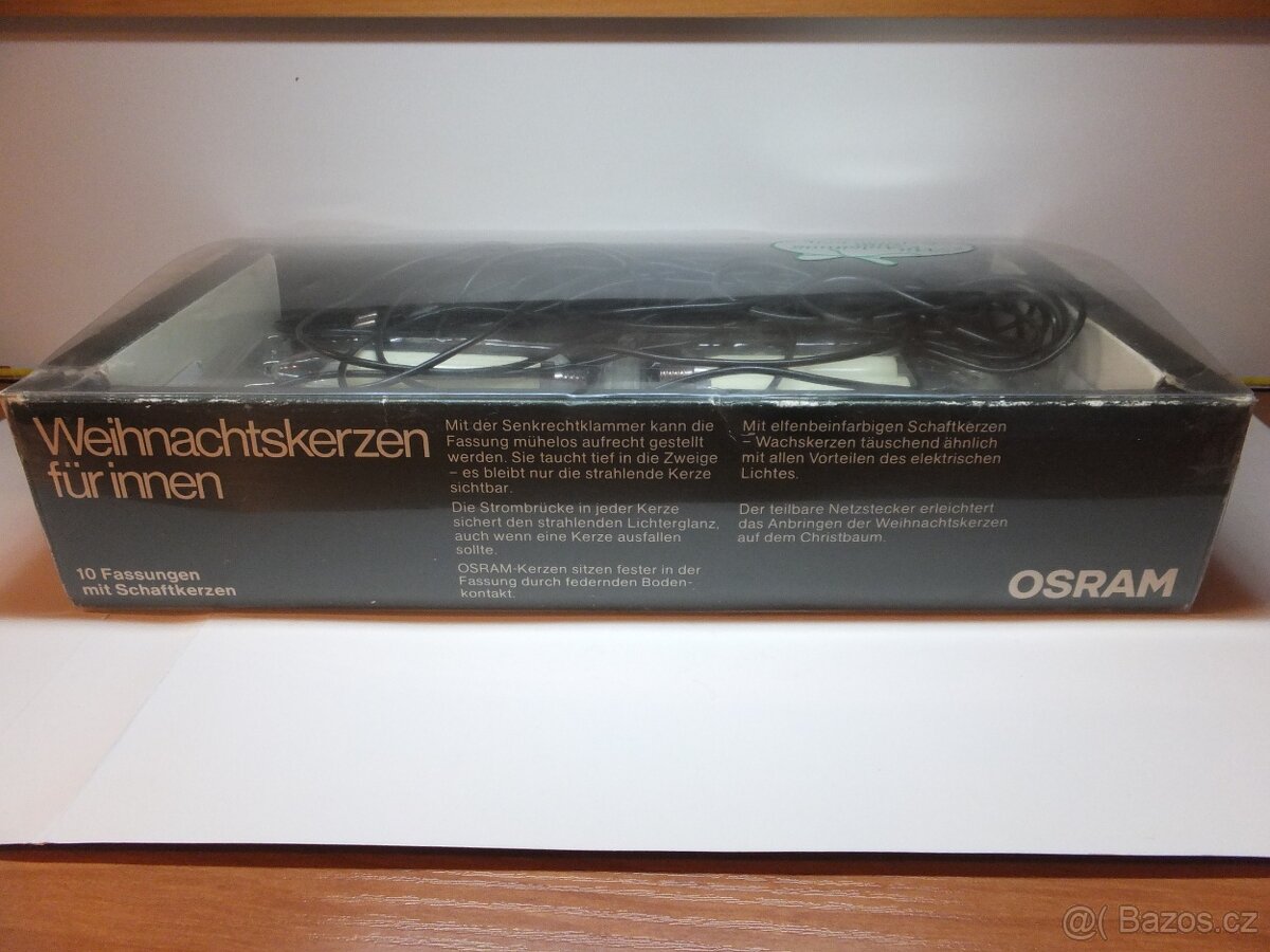 Starší vánoční funkční světýlka zn. Osram. - 11