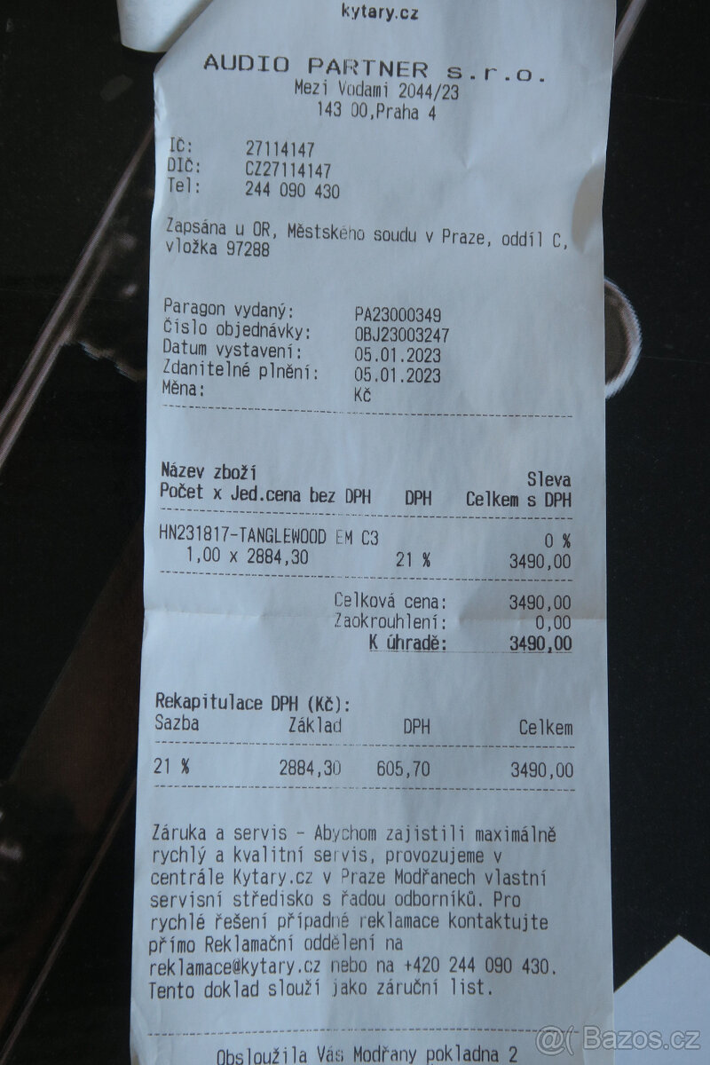 Kytara TANGLEWOOD EM C3 - 11