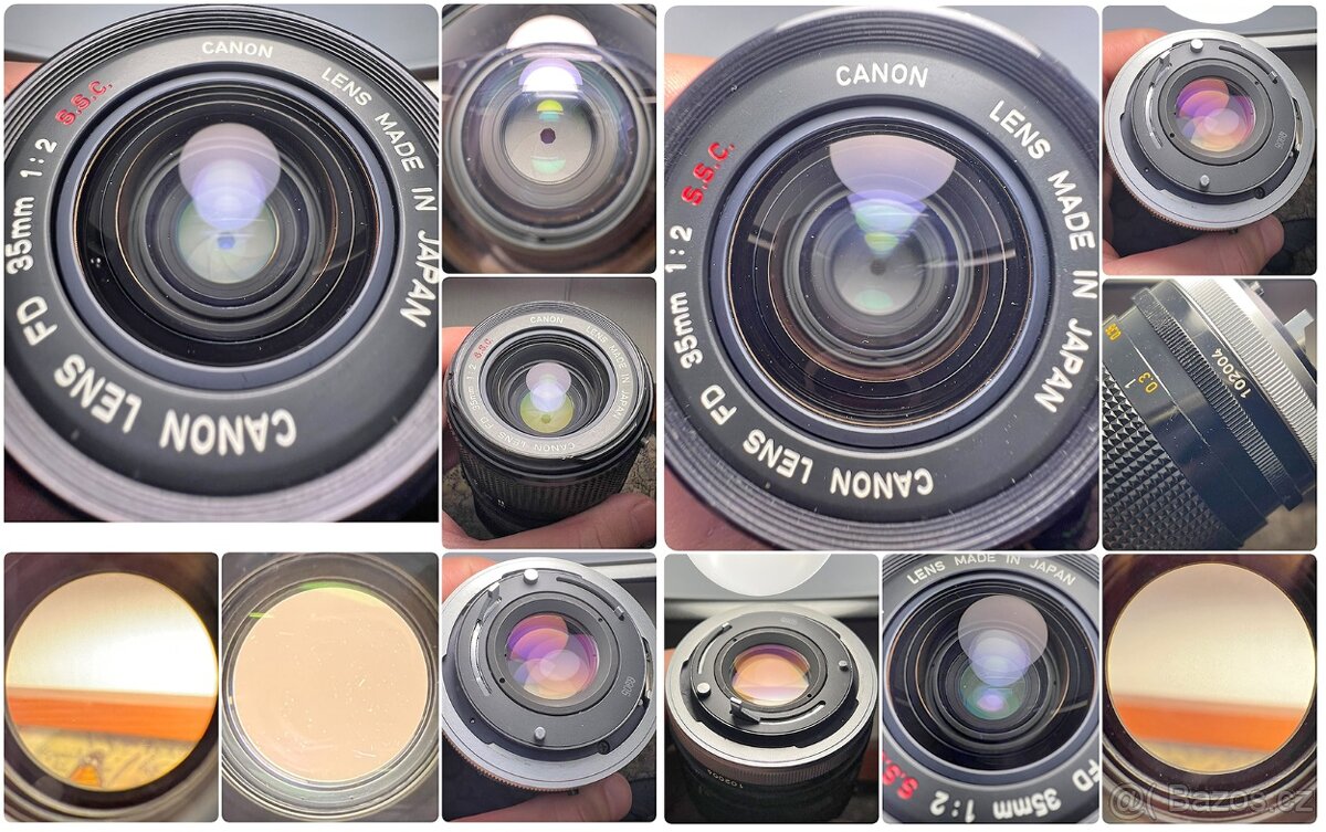 Canon FD 35mm f/2 FD SSC №102.004 Nekonkávní Serv. + Test. - 11