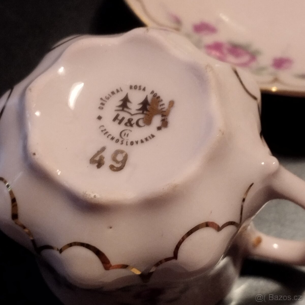 5 x růžový porcelán - 11