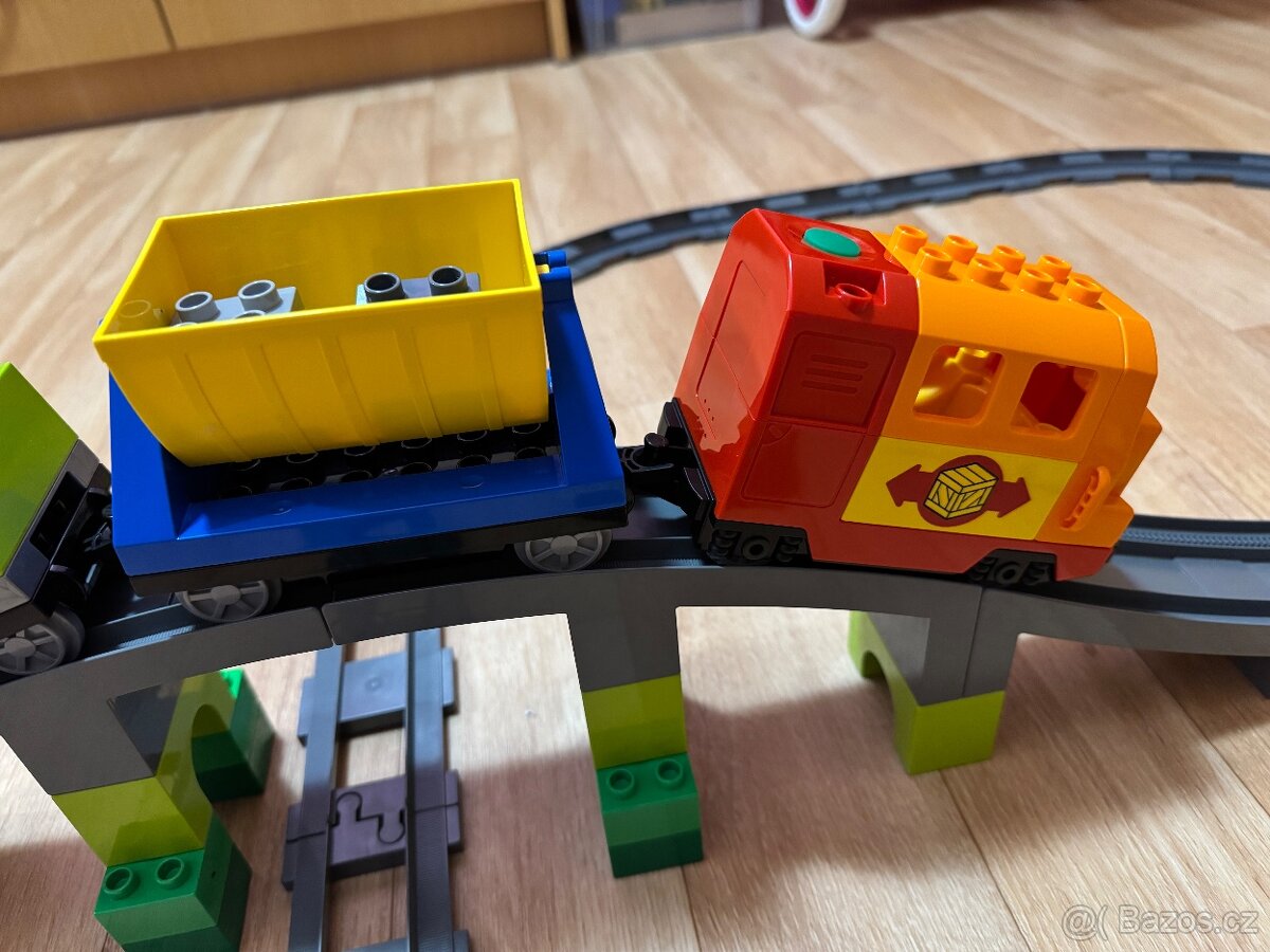 LEGO DUPLO 10508 - nákladní vlek DELUXE kompletní TOP STAV - 11