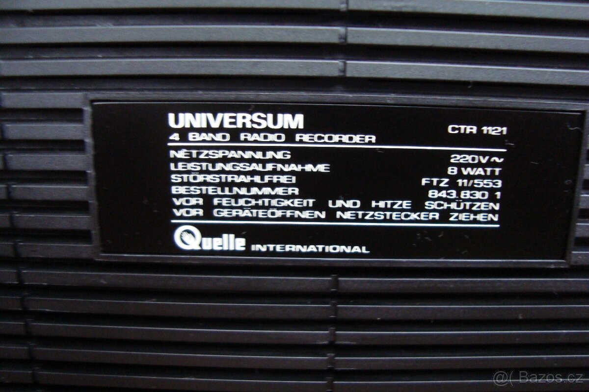 Mono radiomagnetofon Universum - 11