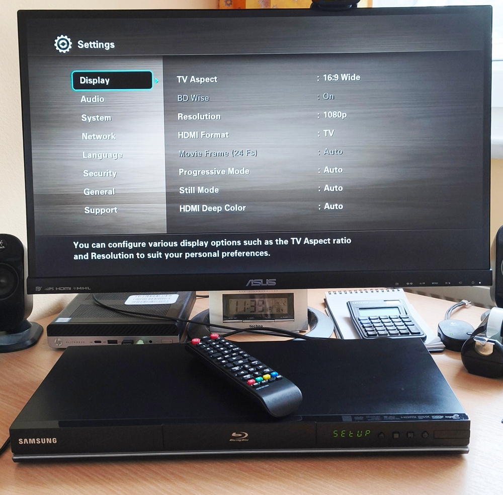 Blu-ray, DVD přehrávač SAMSUNG BD-D5100 - Super stav - 11