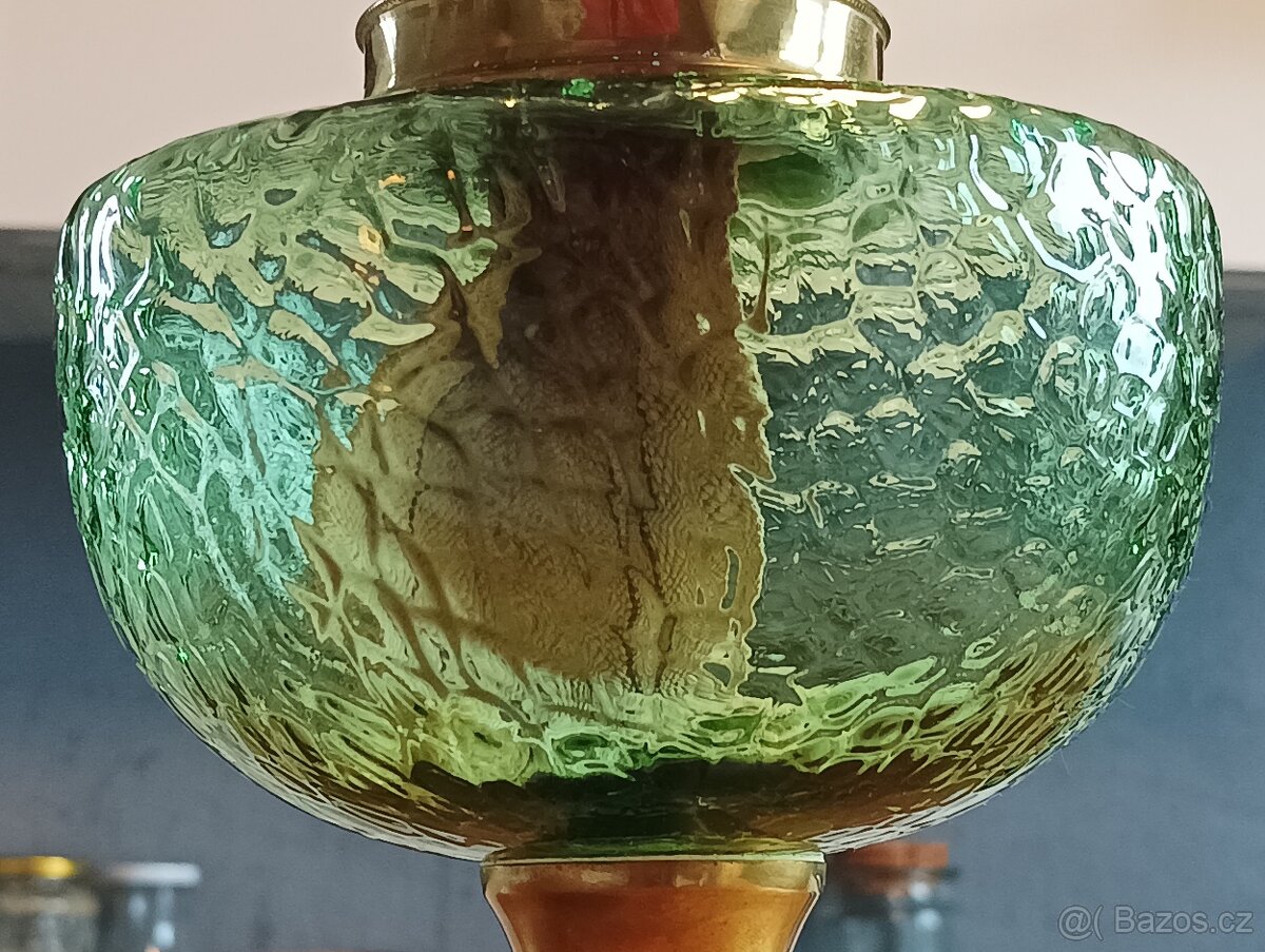 ART DECO STAROŽITNÁ PETROLEJKA BOINSOT PARIS KOLEM 1920 - 11