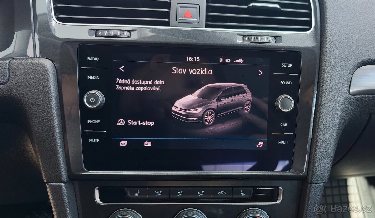 VW Golf 7 VII 1.0TSI,LED,Serv. kniha,1.maj,Nová STK - 11