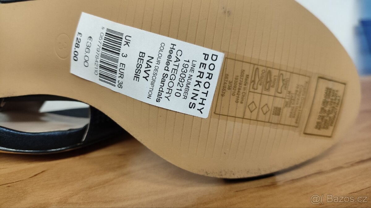 Společenské boty Dorothy Perkins, tmavě modré - 11