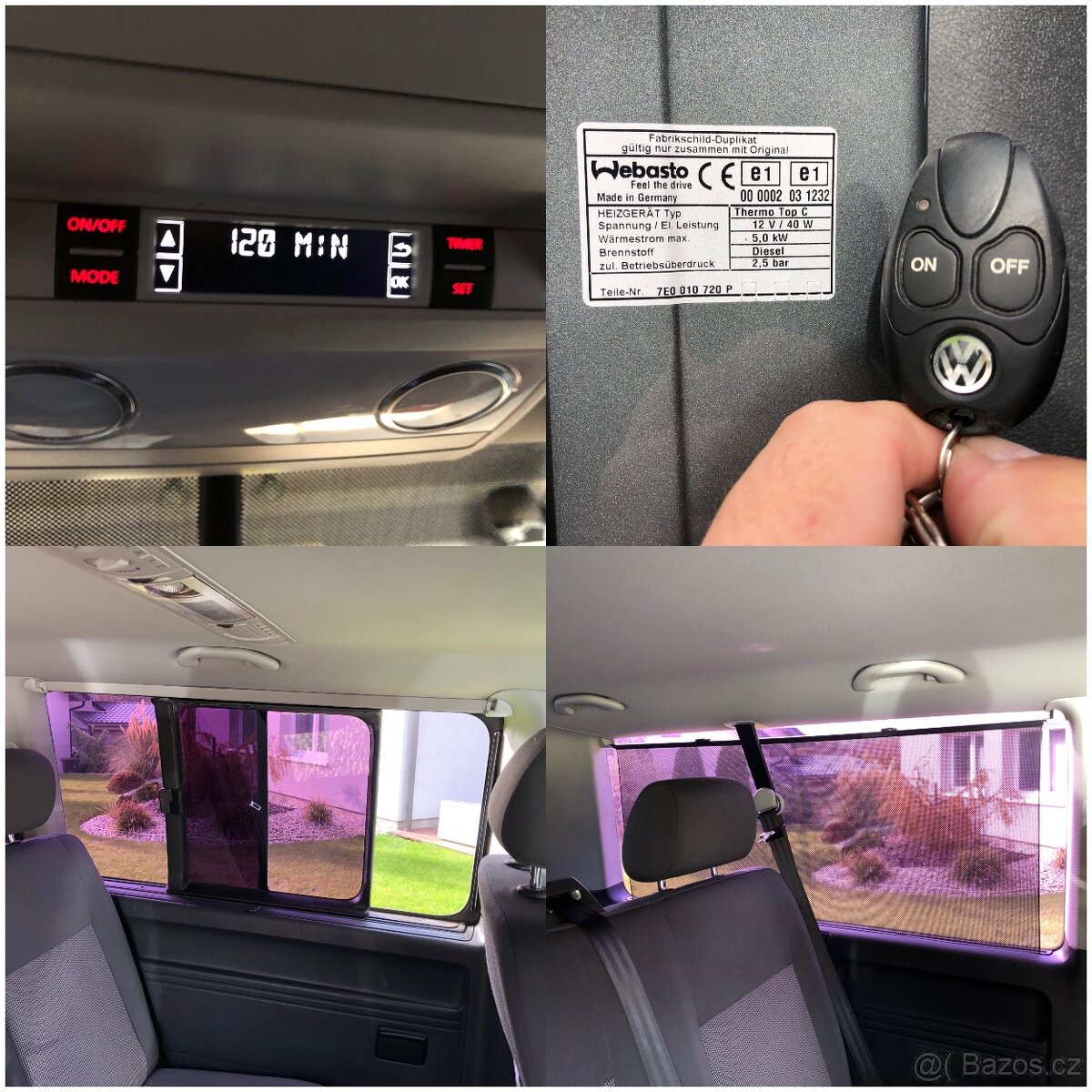 VW Caravelle T5 LONG Tažné barva Natural Grey Multivan - 11