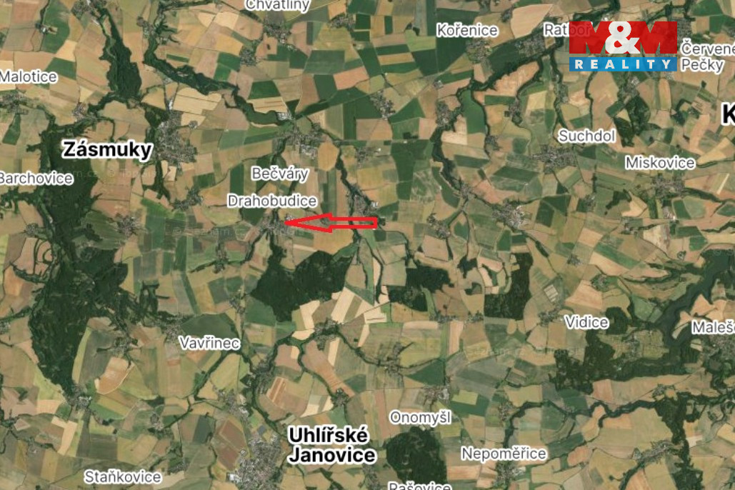 Prodej pozemku k bydlení, 1155 m², Drahobudice - 11