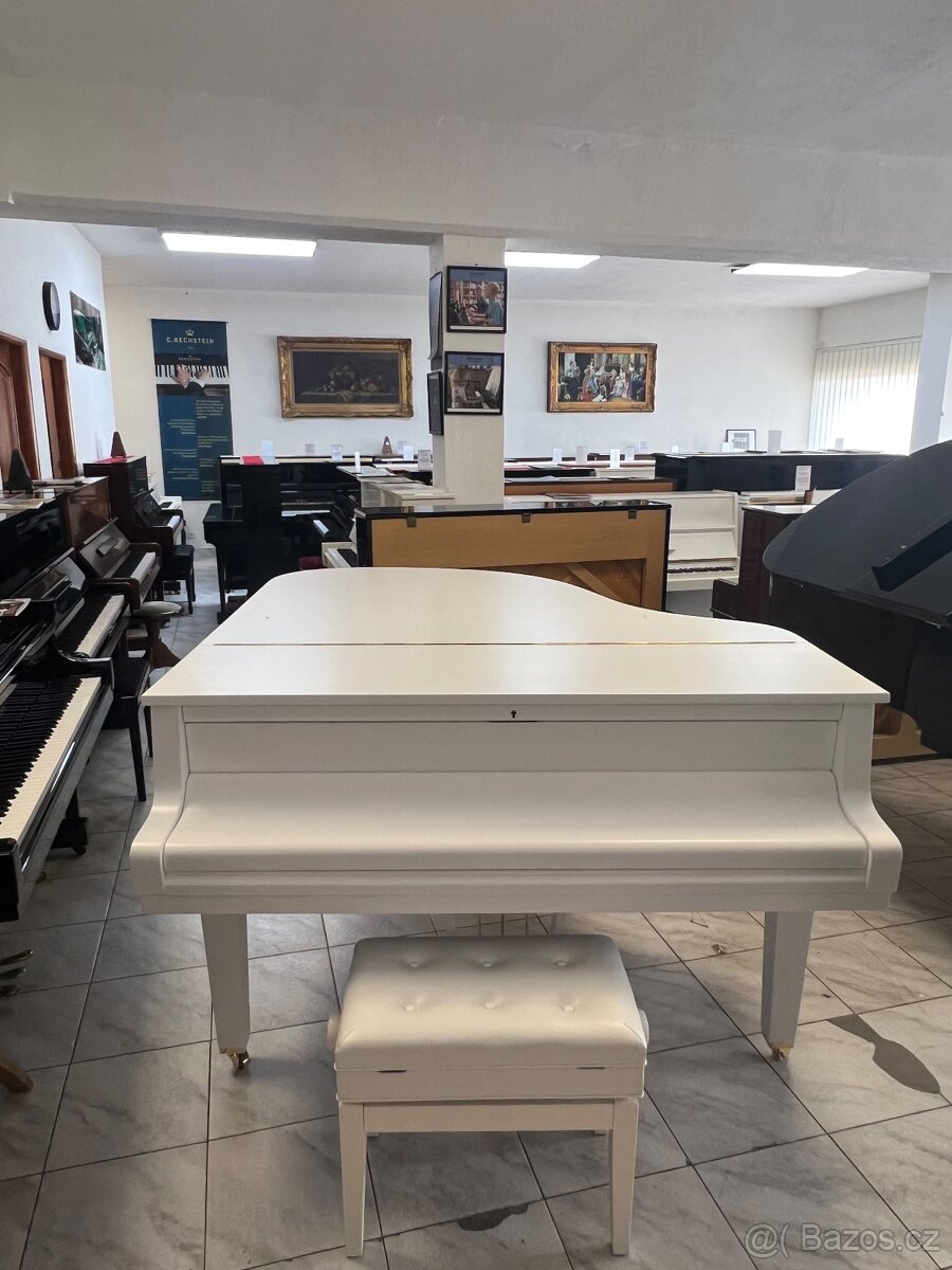 Bílý klavír Petrof mod. IV po opravě se zárukou 5 let - 11
