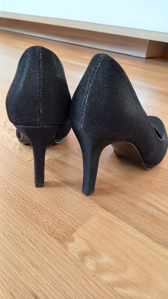 Dámské černé lodičky vel. 39 - 11