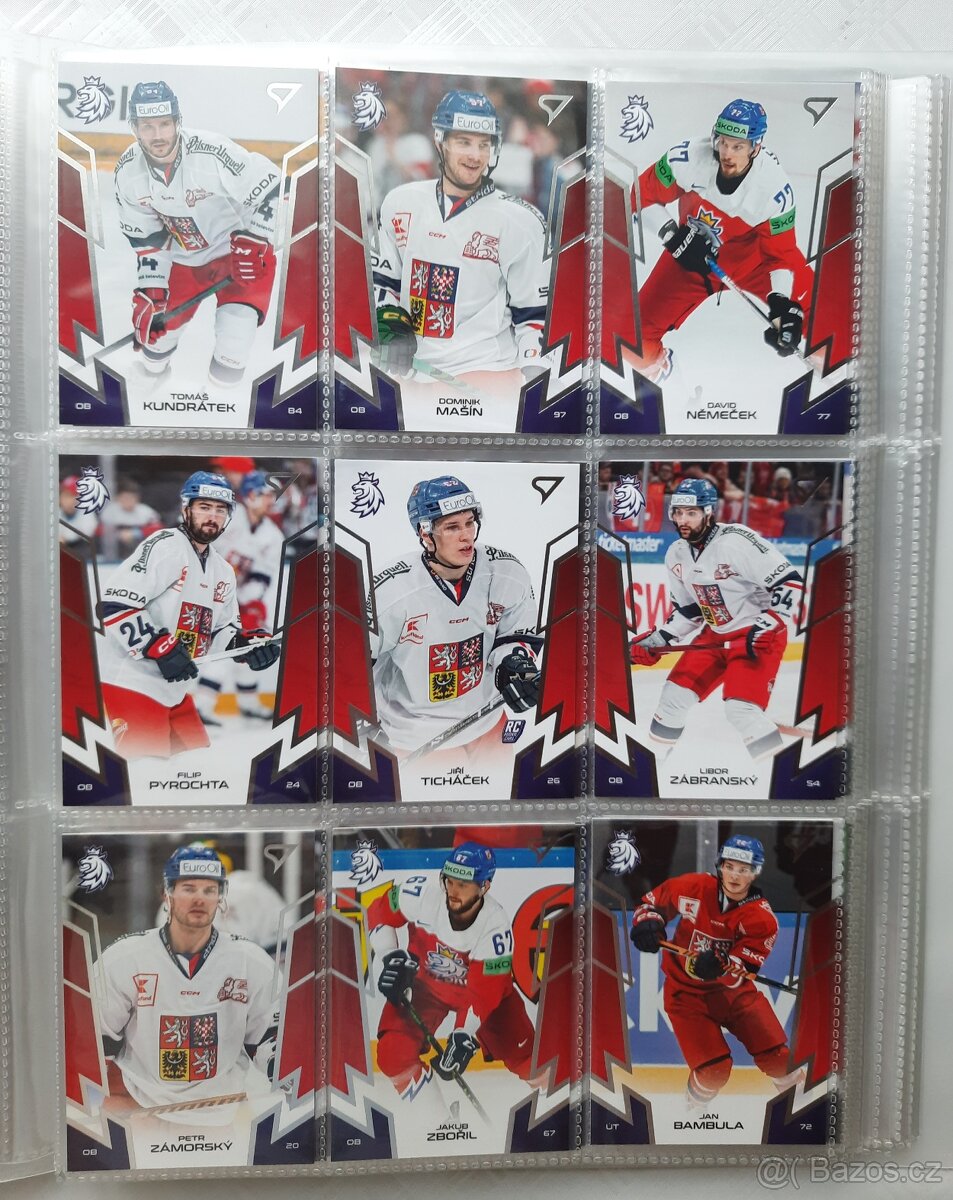 Kompletní základní sada 63 karet Hokejové Česko 2024 - 11