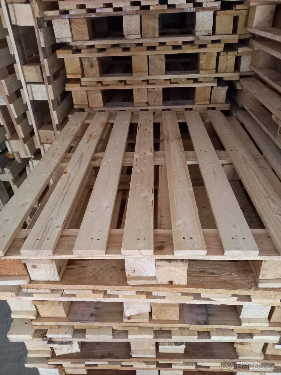 Palety 100/80 nové, celodřevěné - 11