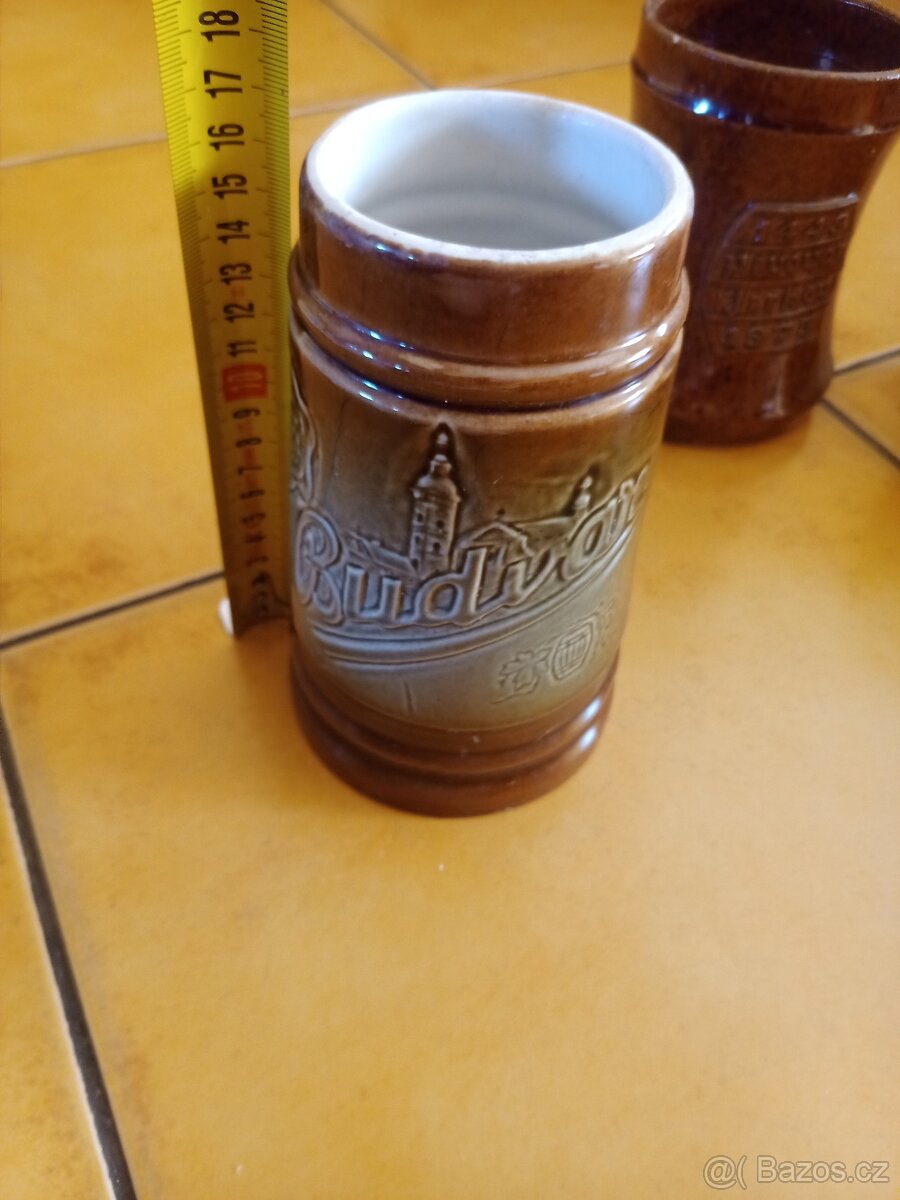 Prodám pivní skleničky keramika atd. viz foto - 11